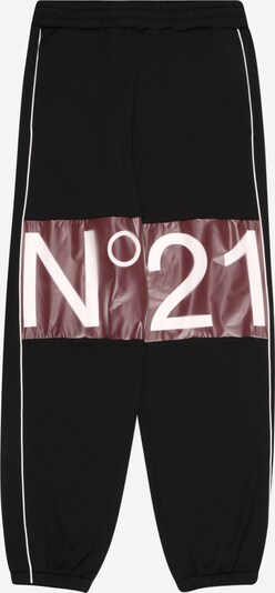 N°21 Hose in braun / schwarz / weiß, Produktansicht