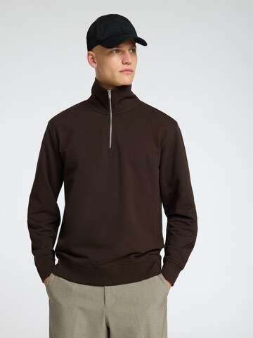 SELECTED - Sudadera 'SLHBRandom' en marrón