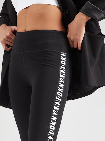 DKNY Performance Skinny Športne hlače | črna barva