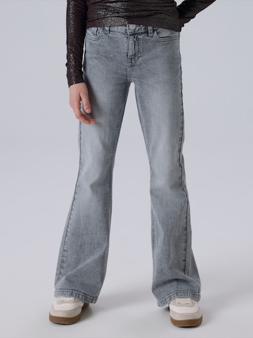 Evazați Jeans 'NKFPolly' de la NAME IT pe gri: față
