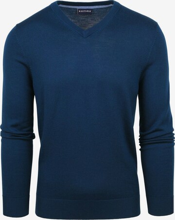 Suitable Shirt in Blue: front