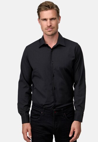 Rusty Neal Slim fit Button Up Shirt in Black: front