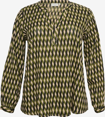 KAFFE CURVE Blouse 'Sila' in Yellow: front