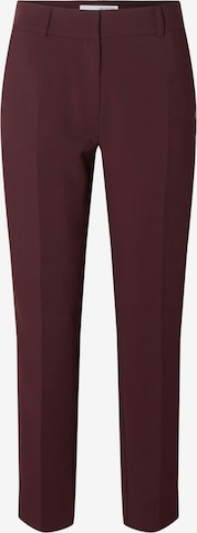 Regular Pantalon à plis 'SLFRITA-RIA' SELECTED en violet : devant