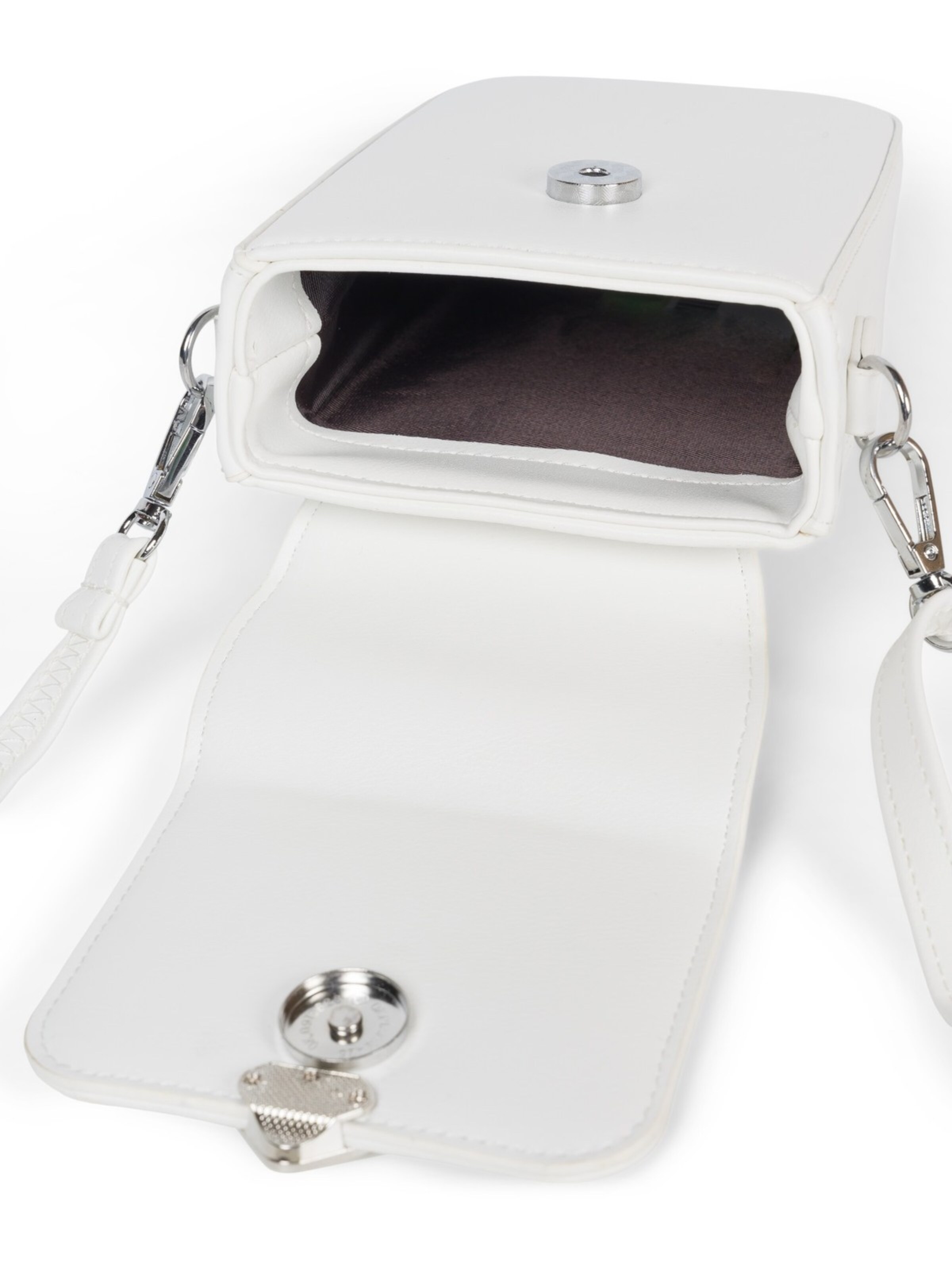 styleBREAKER Umhängetasche 'Box Bag Umhängetasche Uni'‌‌‌‌‌‌‌ in Weiß