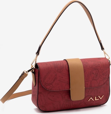 ALV By Alviero Martini Schoudertas in Rood: voorkant