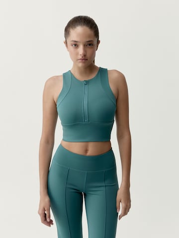 Born Bustier Sport bh 'Marina' in Groen: voorkant