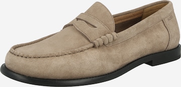 smėlio BOSS Mokasinai 'Tevan': priekis
