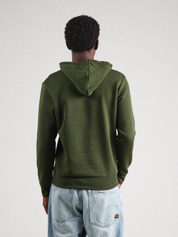 JACK & JONES Mikina 'JWHFERRIS' – zelená: zadní strana