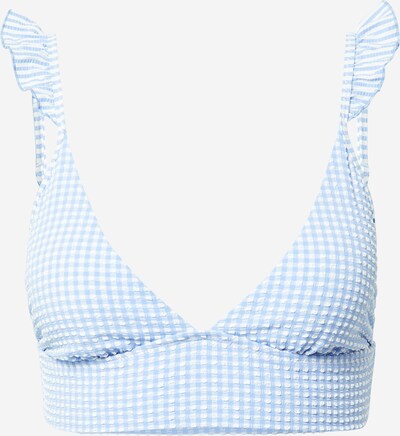 AERIE Bikinitop 'SEERSUCKER' in hellblau / weiß, Produktansicht