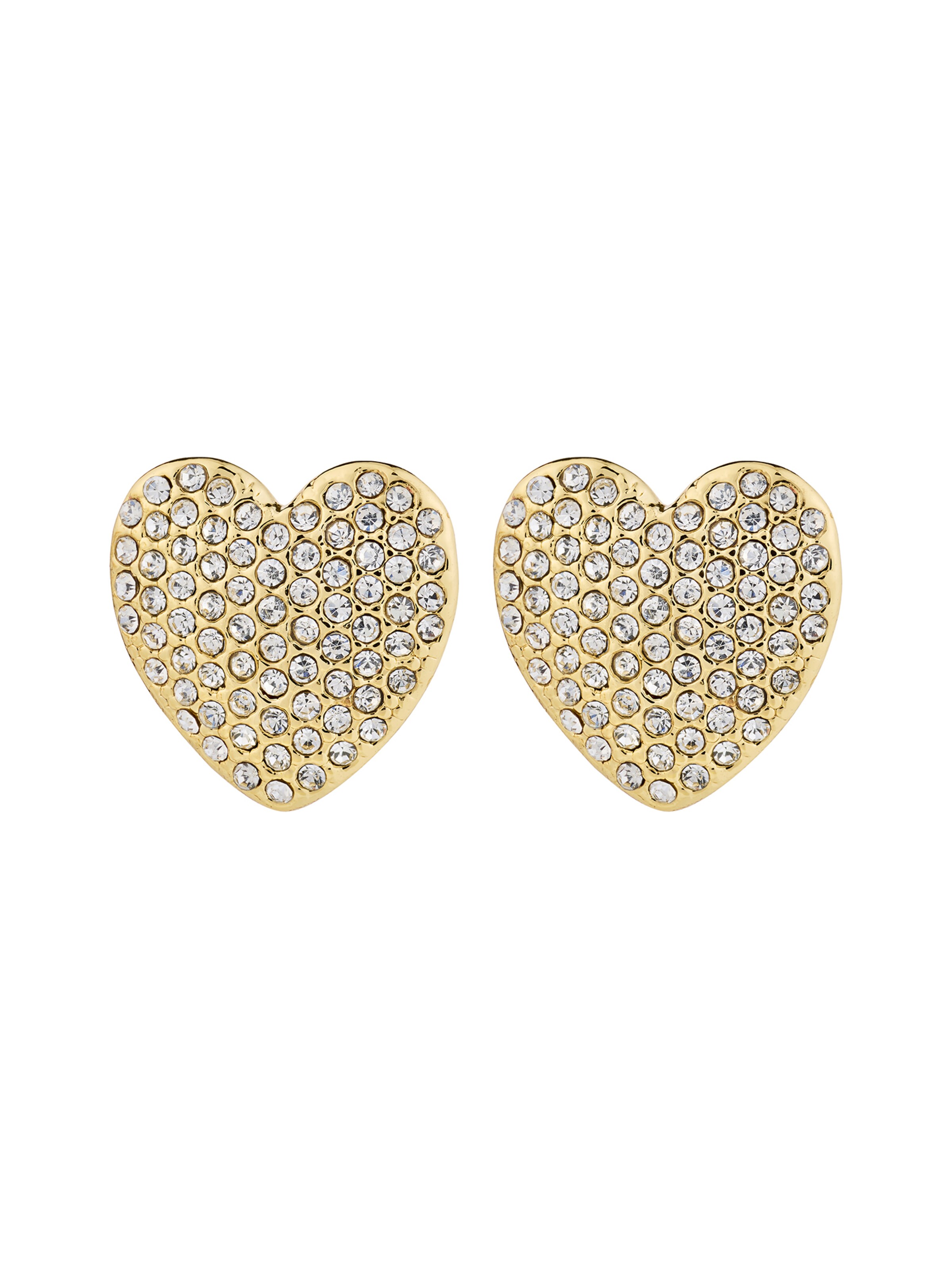 Pilgrim Náušnice 'Dune' - Zlatá: predná strana