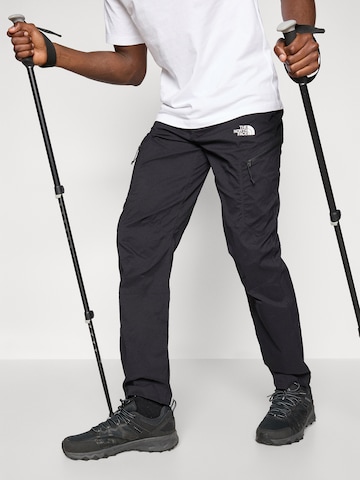 THE NORTH FACE Regular Ulkoiluhousut 'EXPLORATION' värissä musta