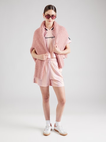 Champion Authentic Athletic Apparel Normalny krój Spodnie w kolorze różowy