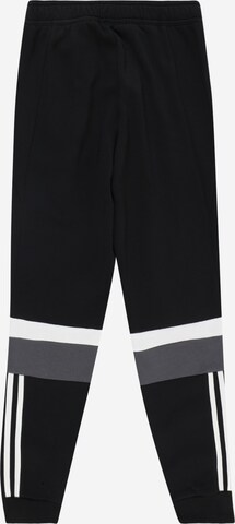 Effilé Pantalon de sport 'Tiberio' ADIDAS SPORTSWEAR en noir