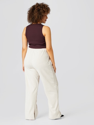 A LOT LESS - Loosefit Pantalón 'HANNA' en blanco