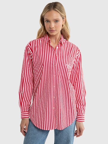 BIG STAR Blouse 'Autina' in Red: front