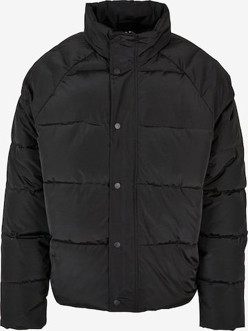 Urban Classics Winter jacket 'Raglan' in Black: front