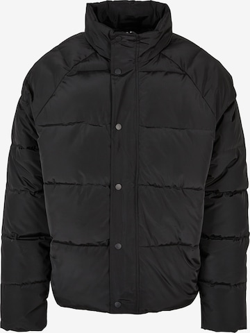 Urban Classics Winter Jacket 'Raglan' in Black: front