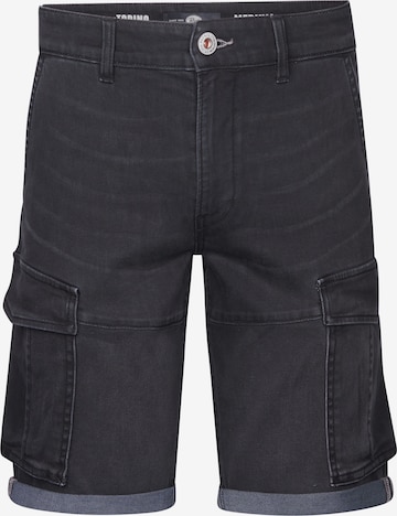 Regular Jeans cargo 'Zephyr' Petrol Industries en noir : devant