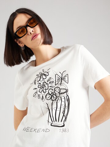 T-shirt 'NERVI' Weekend Max Mara en blanc