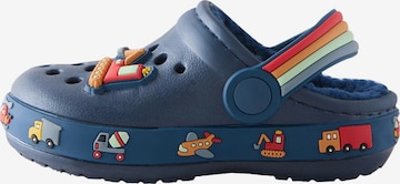 Next Open shoes in Blue: front