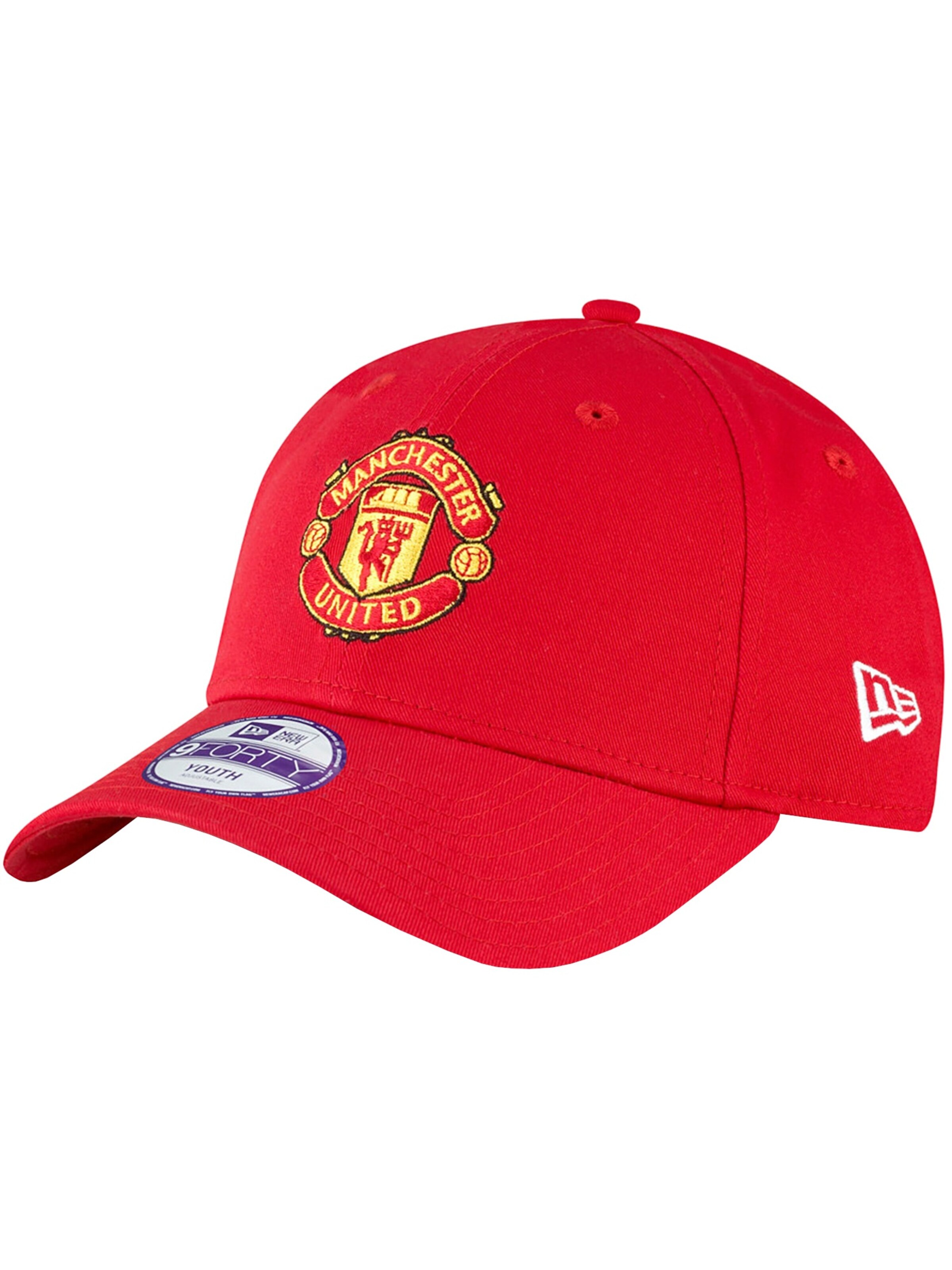 NEW ERA Hoed 'New Era 9FORTY Kids Core Manchester United Cap' in Rood: voorkant