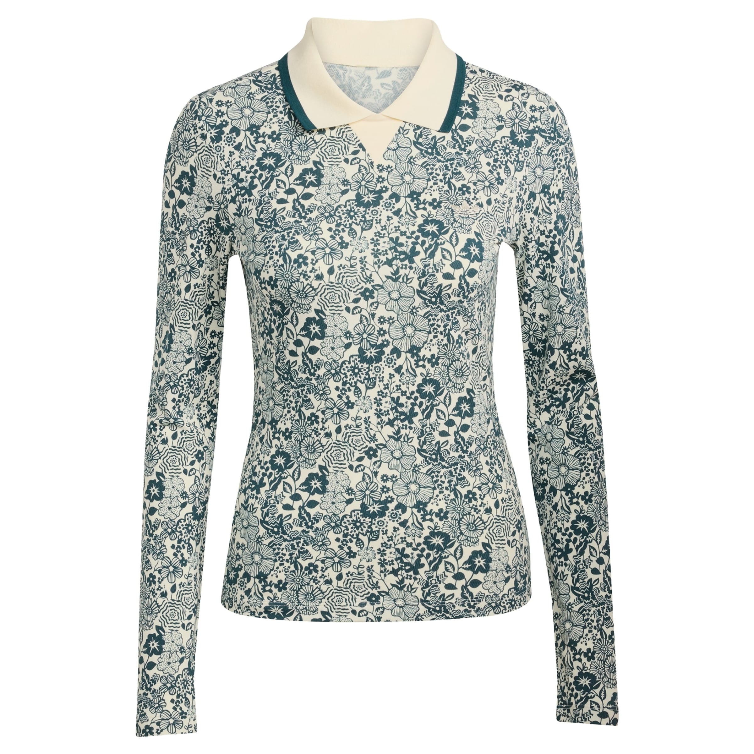 ADIDAS ORIGINALSMajica 'Adidas Originals X Liberty London' - bijela boja: prednji dio