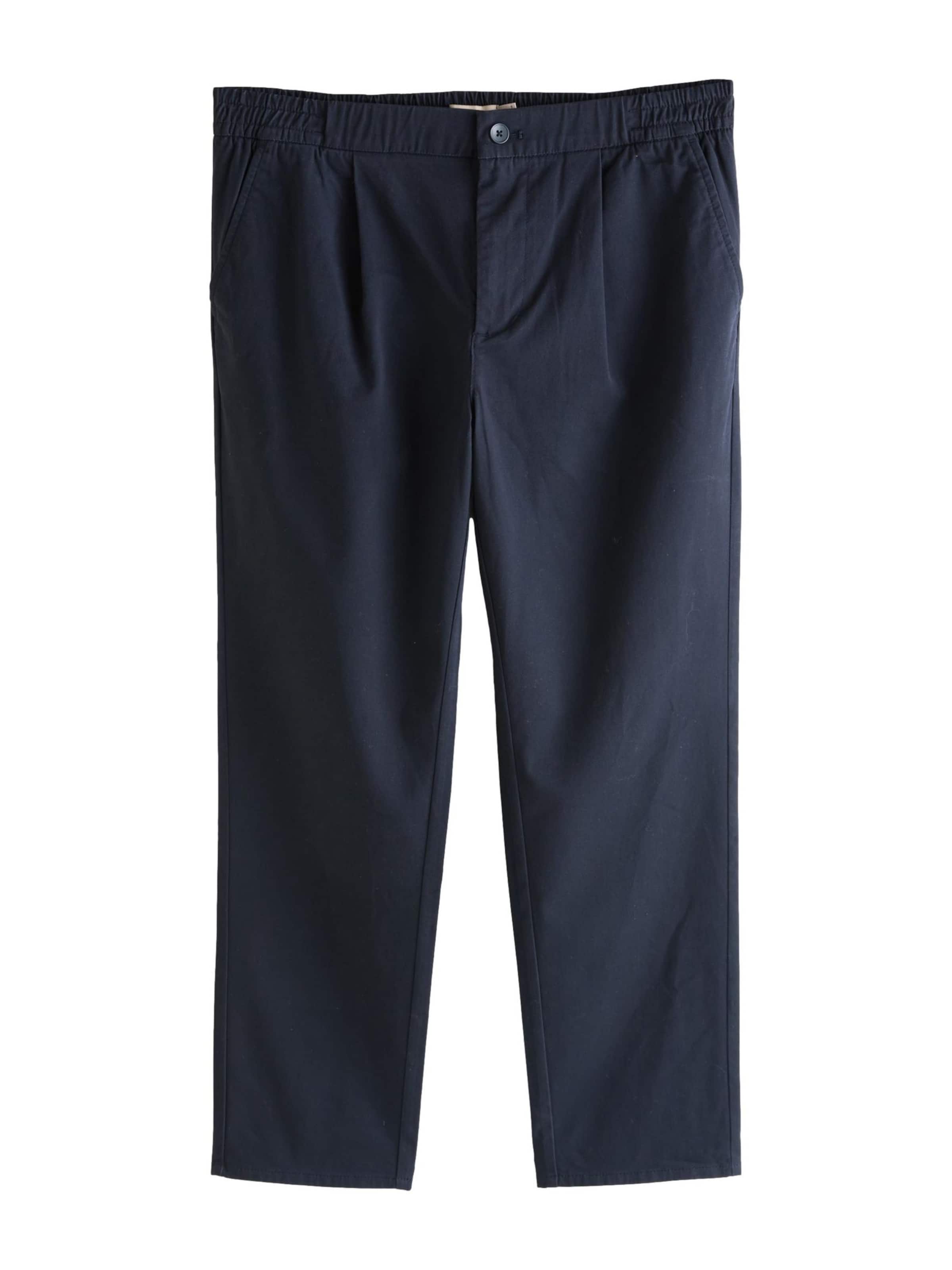 mėlyna Next Laisvas „Chino“ stiliaus kelnės: priekis