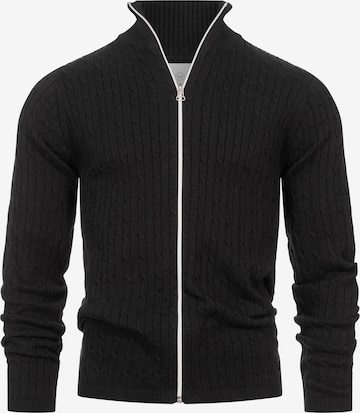 Kronstadt Knit cardigan in Black: front