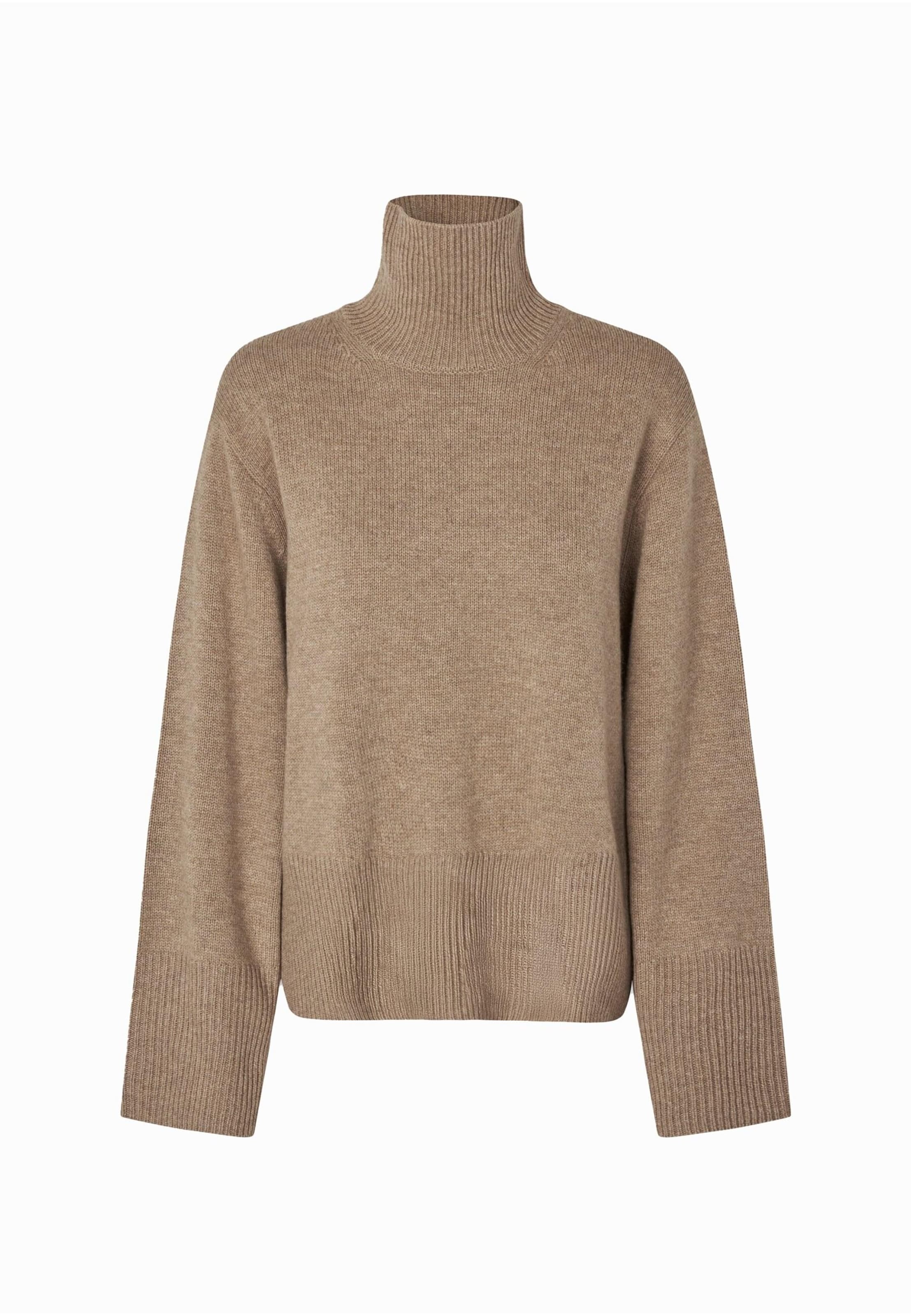 SECOND FEMALE Trui 'Alpha' in Beige: voorkant