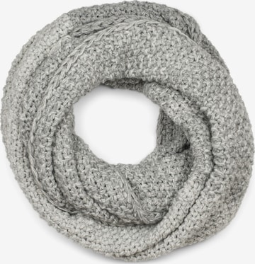 styleBREAKER Schlauchschal '2-Farbiges Ombré Strick Loop' in Grau: Vorderseite