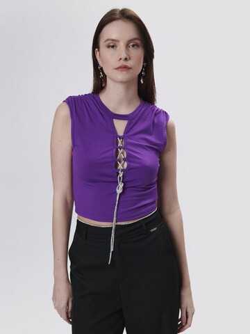 Influencer Topp i lila: framsida
