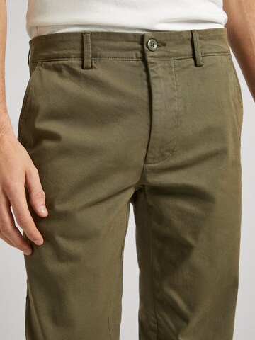 Coupe slim Pantalon chino Pepe Jeans en vert