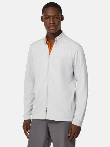 Boggi Milano Sweat jacket 'B Tech' in White: front