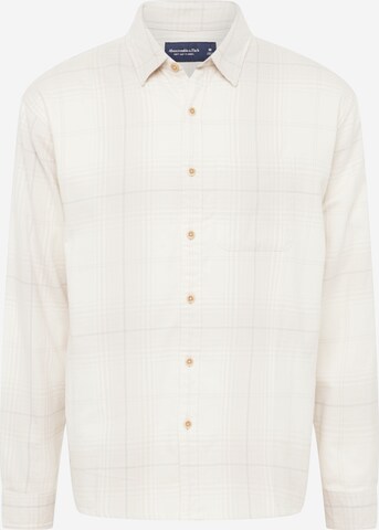 Abercrombie & Fitch Comfort Fit Skjorte i beige: forside