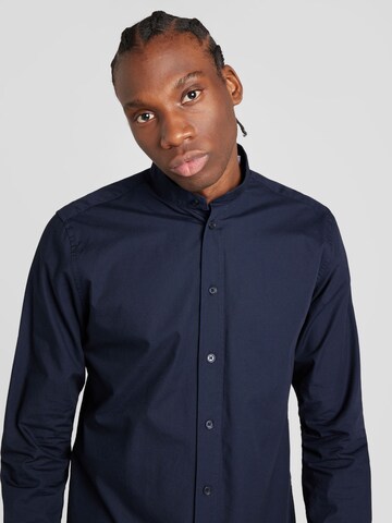 ESPRIT Slim fit Button Up Shirt in Blue