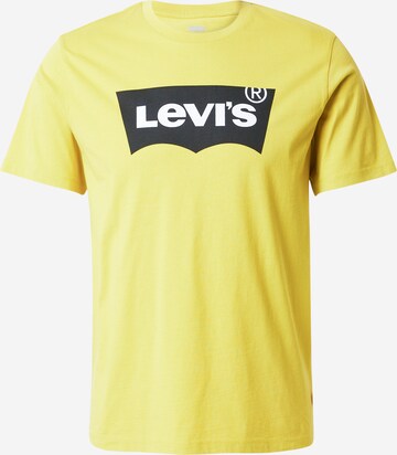 LEVI'S ® tavaline Särk 'Graphic Crewneck Tee', värv kollane: eest vaates