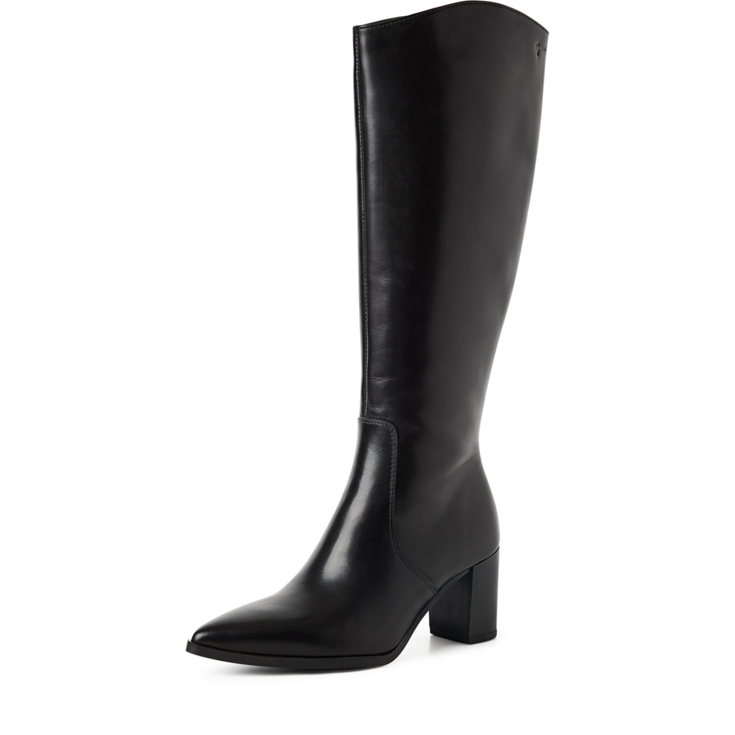 Bottes Tamaris en noir : devant