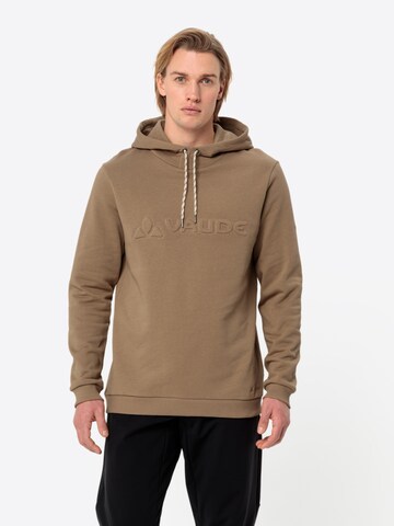 VAUDE Sports sweatshirt 'Manukau' in Brown: front