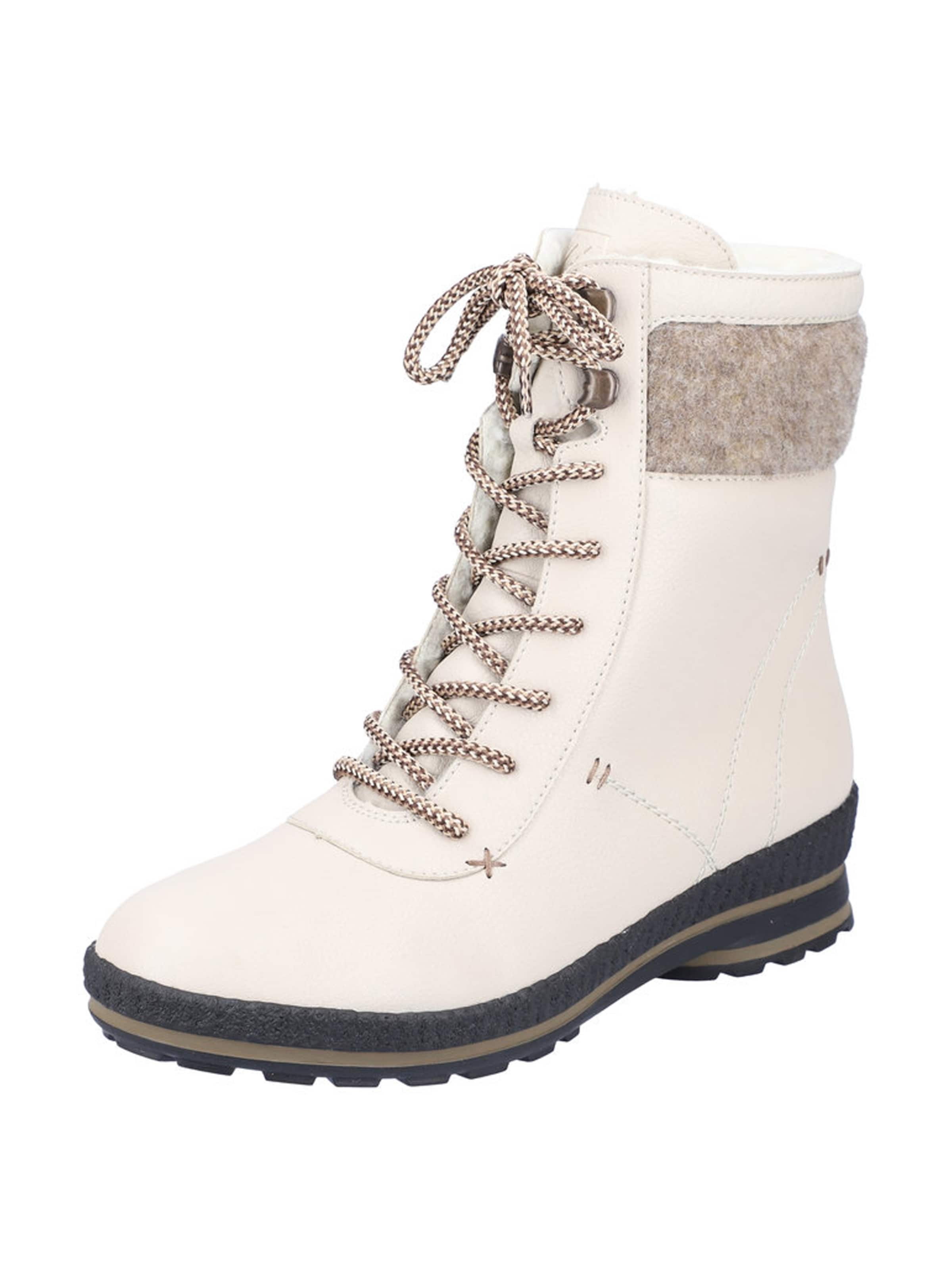 Rieker Schnürstiefelette in Beige: Vorderseite