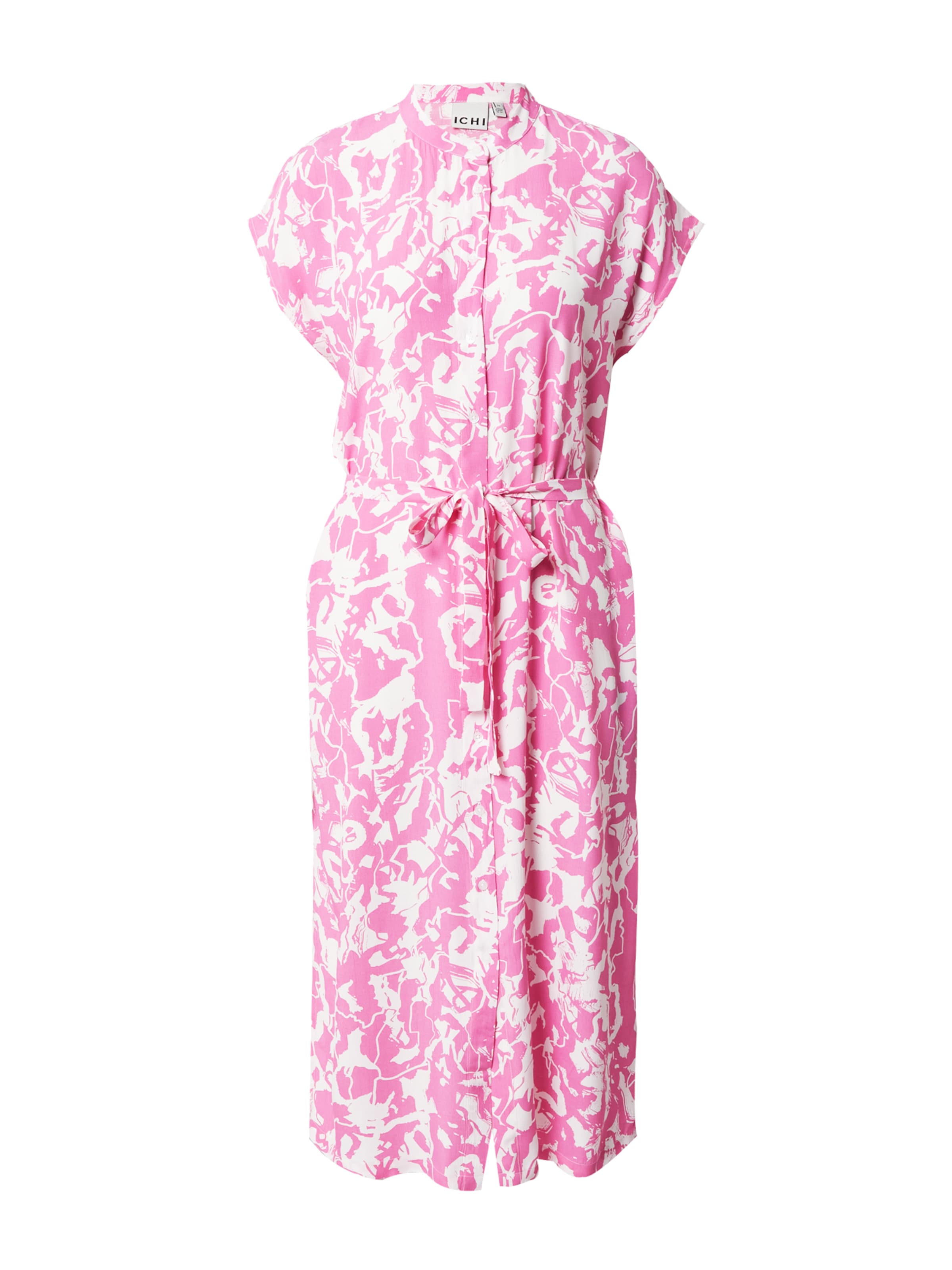 Robe-chemise 'Regine' ICHI en rose : devant