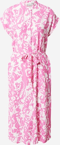 Robe-chemise 'Regine' ICHI en rose : devant