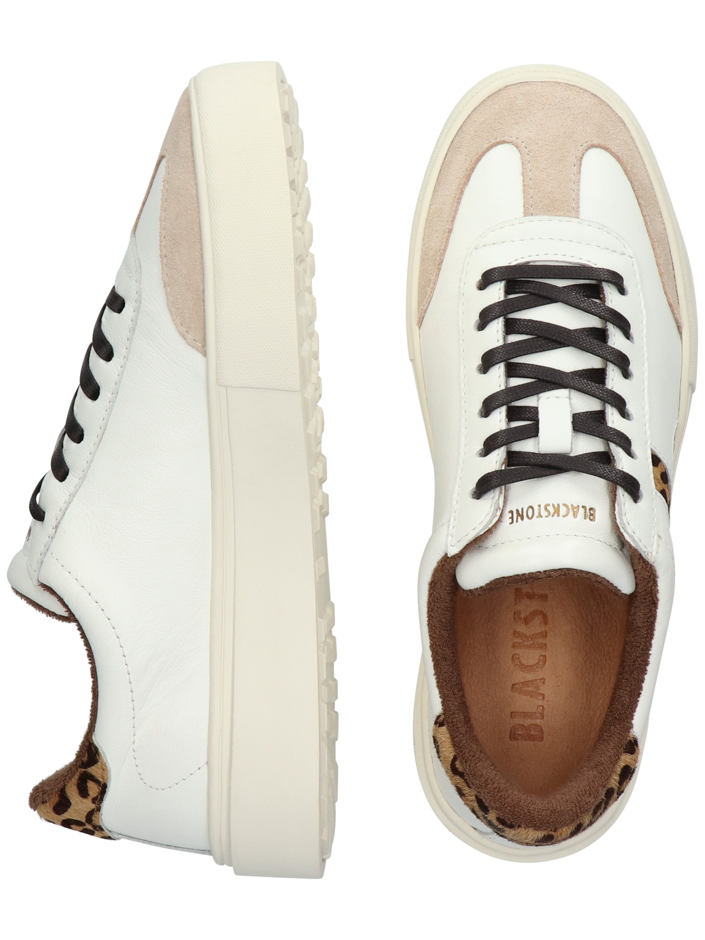 BLACKSTONE Låg sneaker 'Quartz Auden EL280' i vit