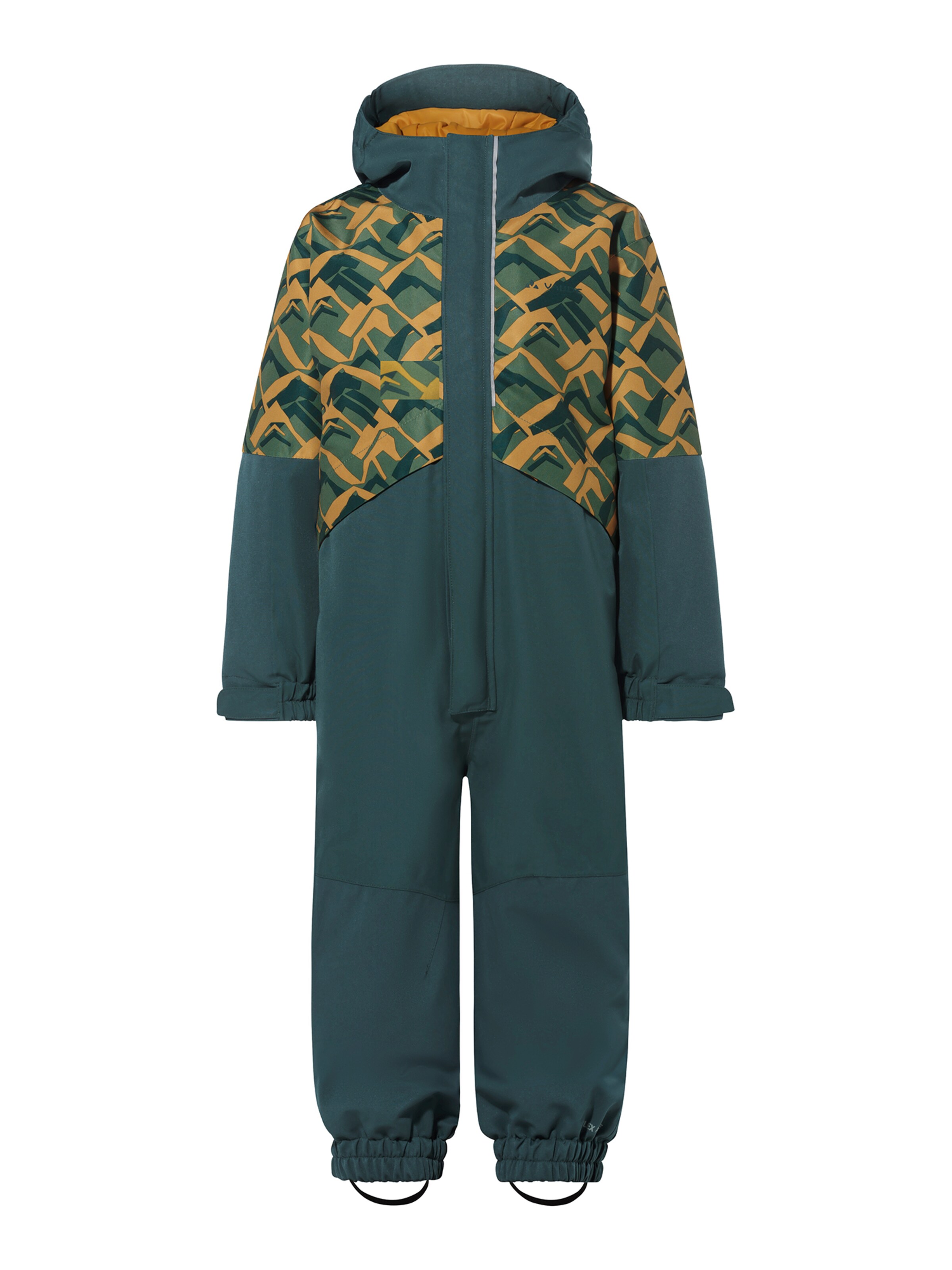 VAUDE Functioneel pak 'Snow Cup OVL II' in Groen: voorkant