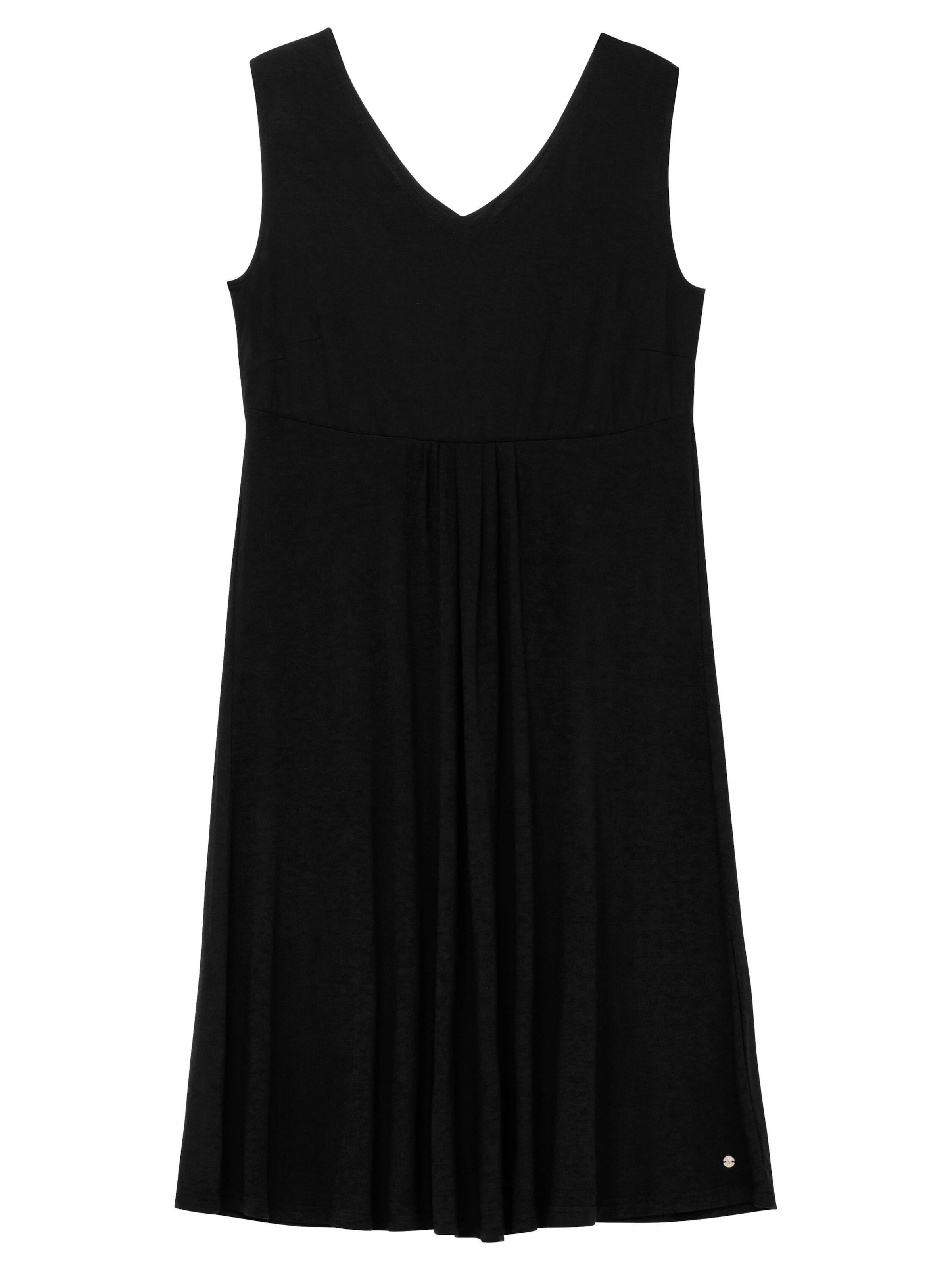 SHEEGO Strandjurk in Zwart: voorkant