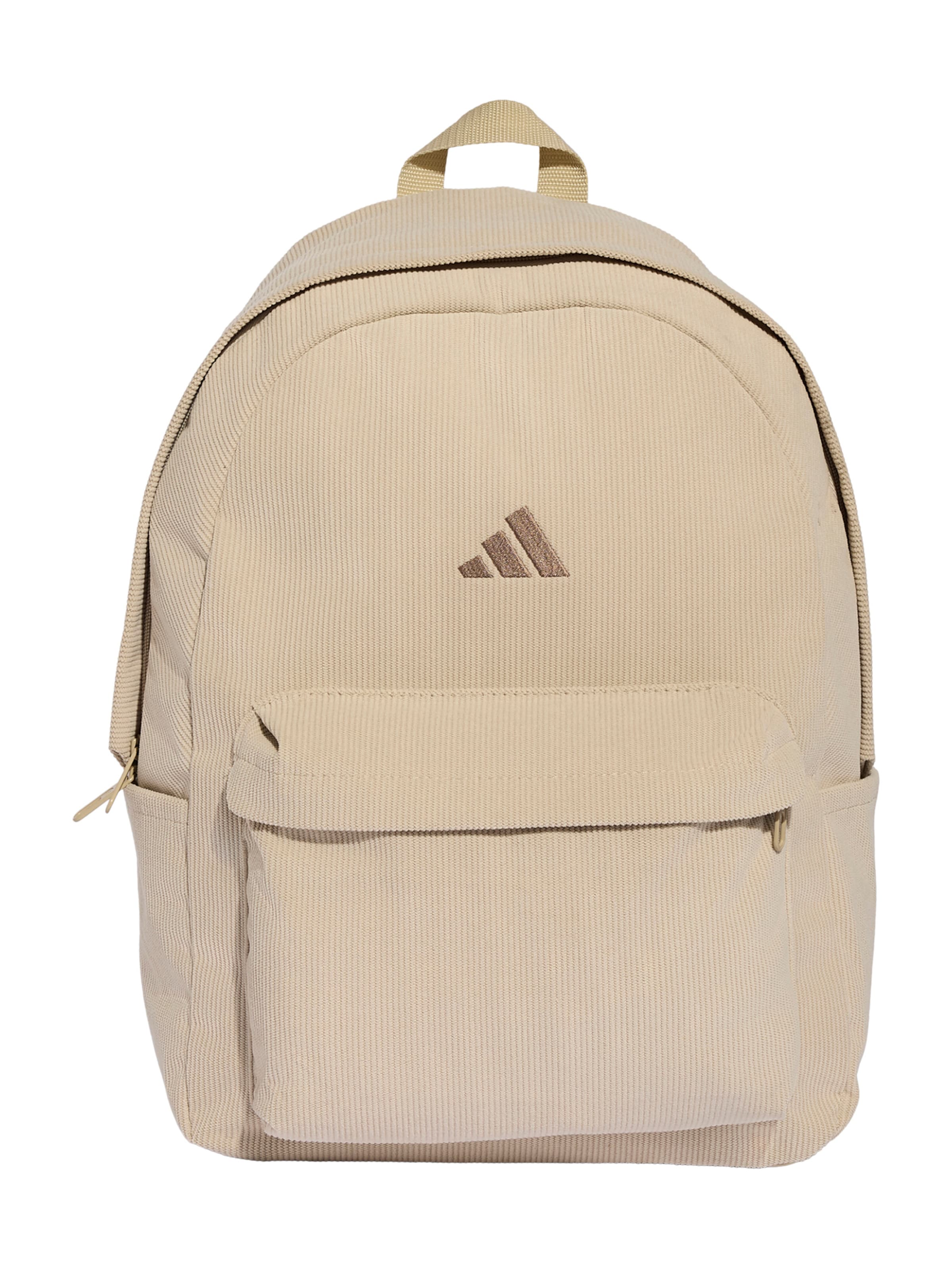 smėlio ADIDAS PERFORMANCE Sportinė kuprinė 'Ess Cord BP': priekis