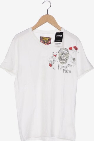 FREEMAN T. PORTER T-Shirt S in Weiß: predná strana