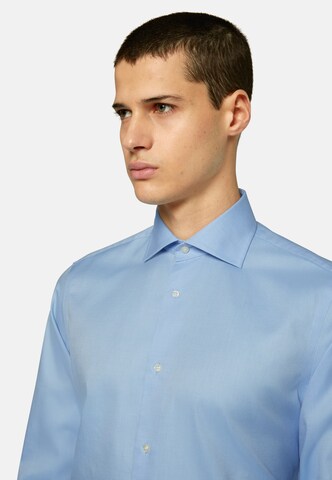 Boggi Milano Slim fit Poslovna srajca | modra barva