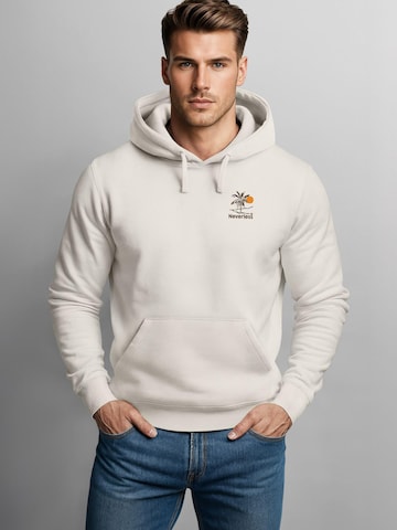 Neverless Sweatshirt 'Take me to Paradise' in Beige
