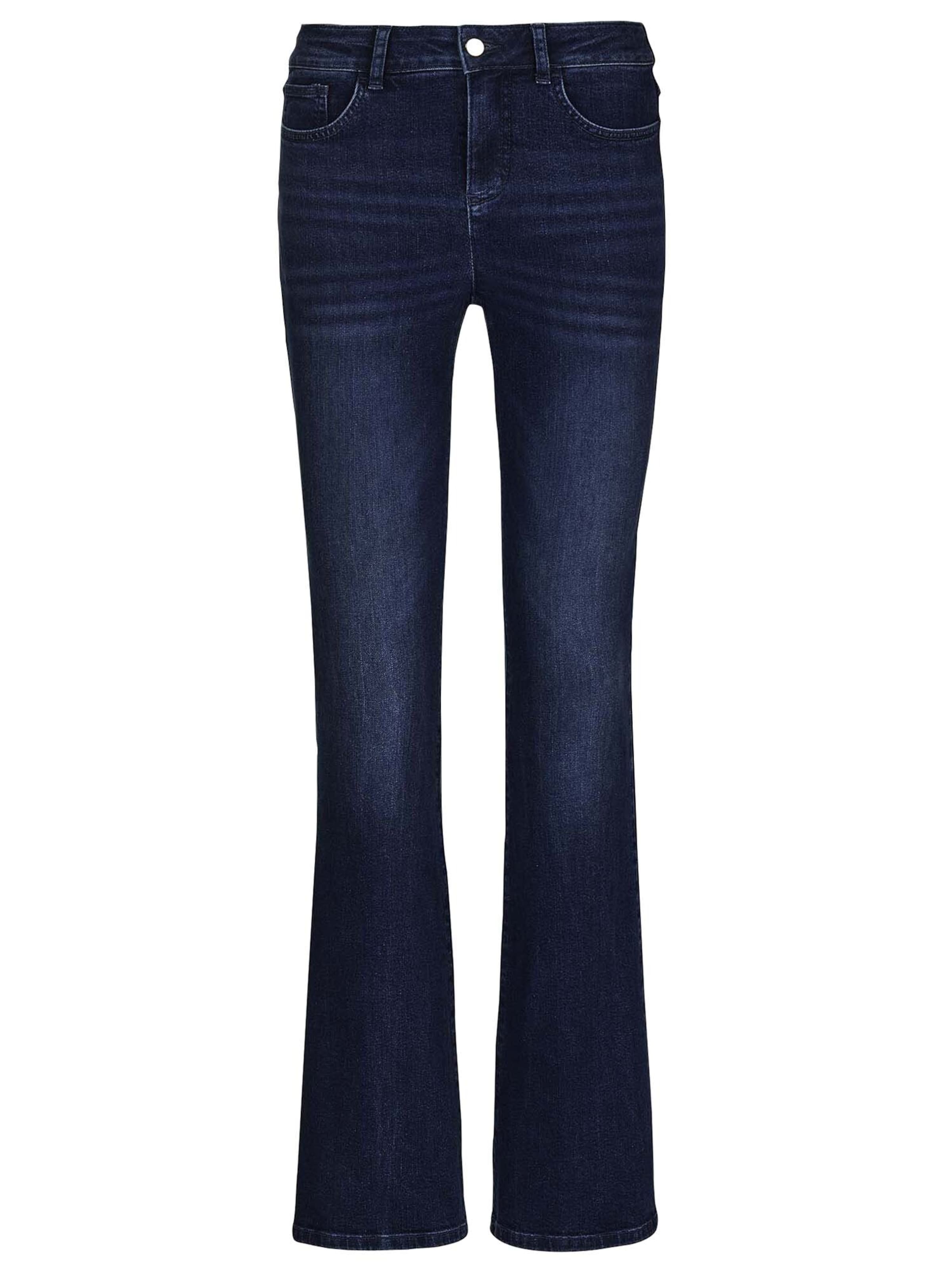 MADELEINE Flared Jeans in Blau: Vorderseite